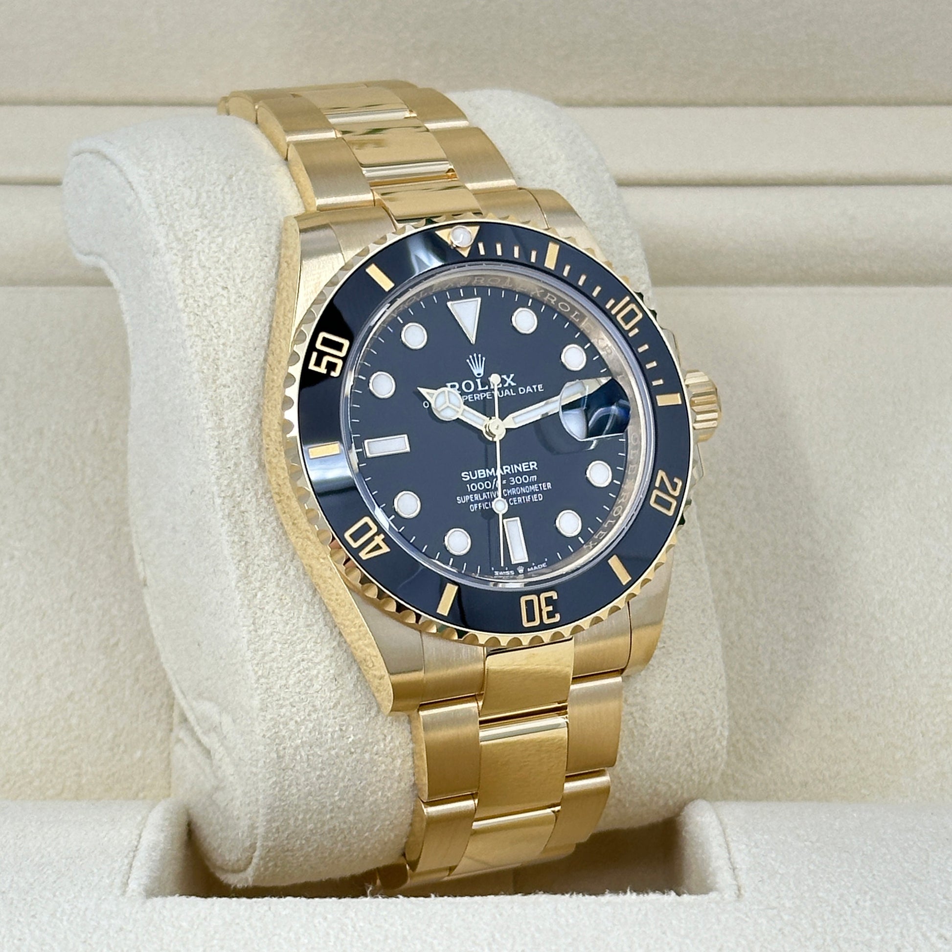 Submariner Date, 18K Yellow Gold, 41Mm, Ref# 126618Ln-0002