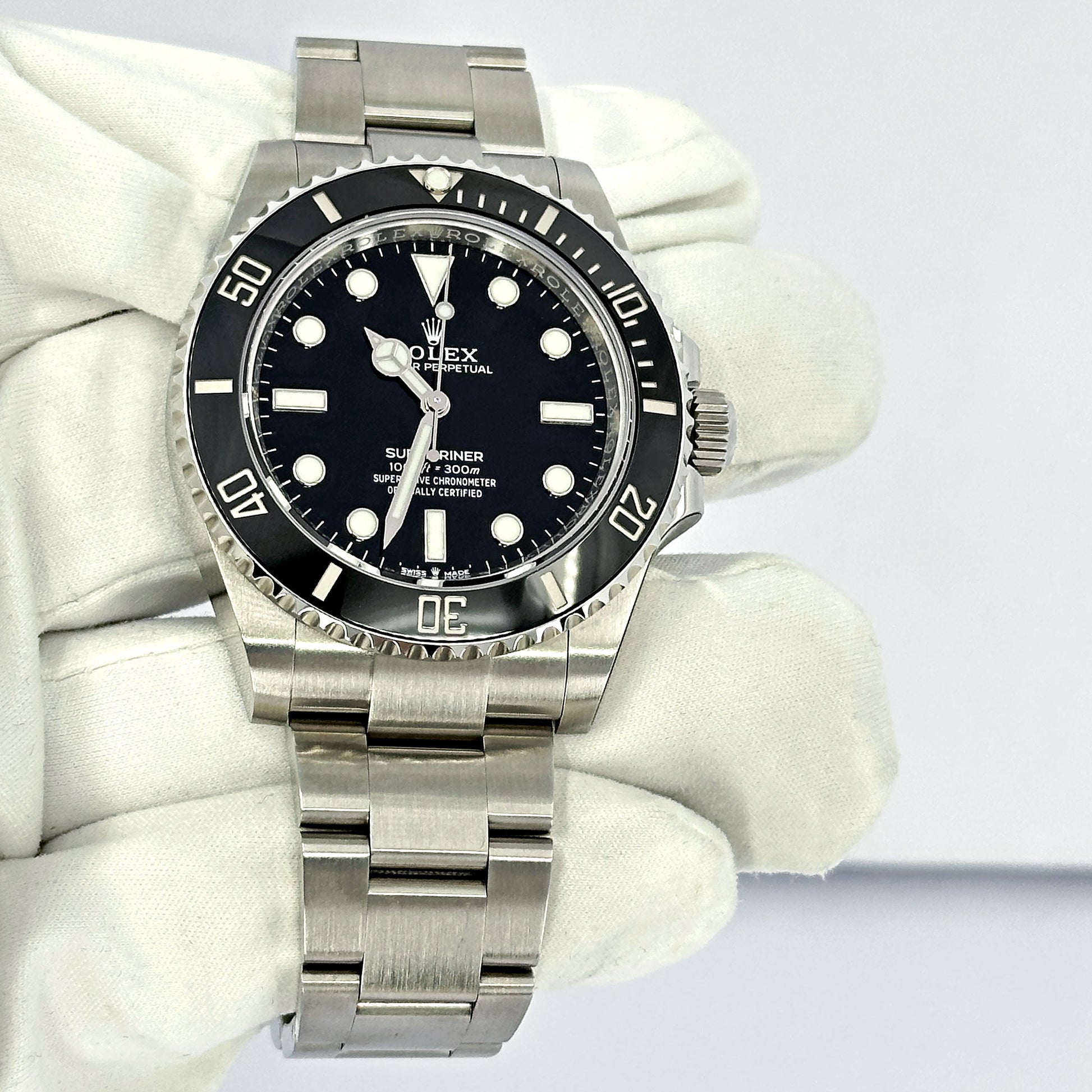 Submariner No Date 41, Stainless Steel, Black Dial, 124060-0001