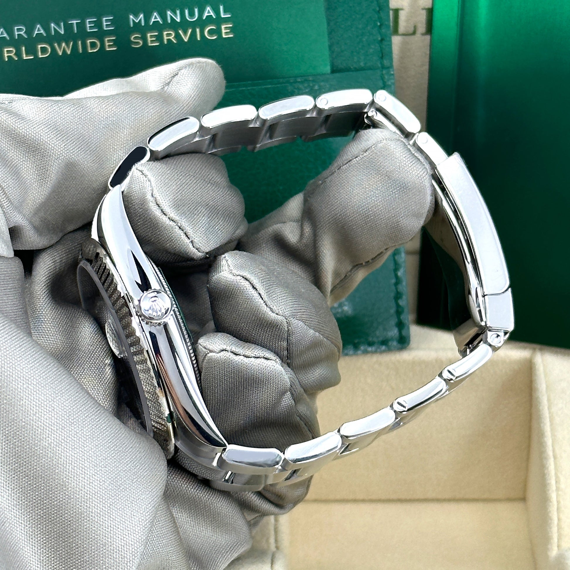 Unworn 2025,  Datejust 41, Stainless Steel and 18K White Gold, 41Mm, Ref# 126334-0005