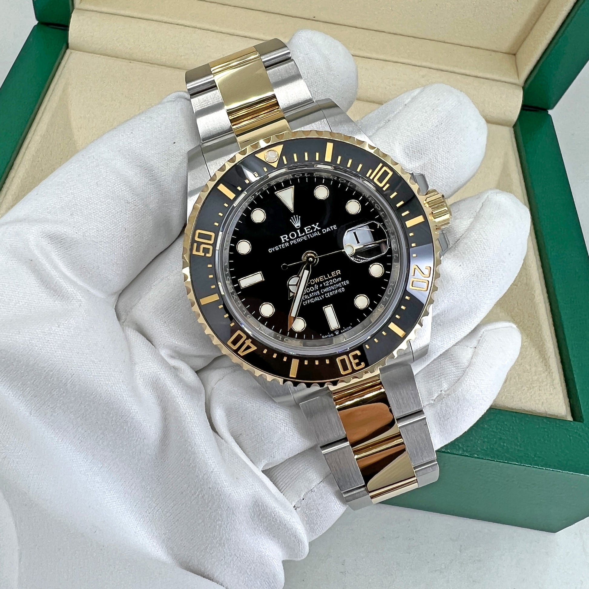 Sea-Dweller, Stainless Steel and 18K Yellow Gold, 43Mm, Ref# 126603-0001