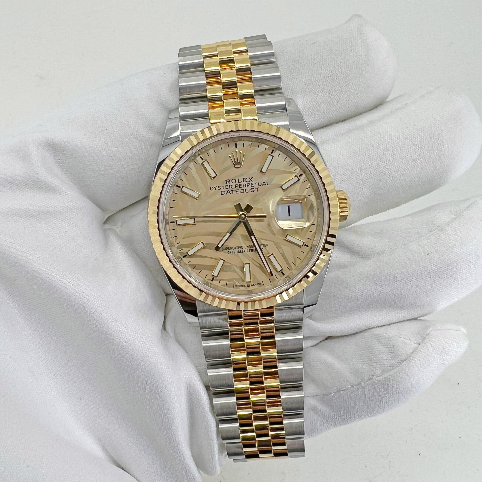 Datejust 36, 18K Yellow Gold and Stainless Steel, 36Mm, Ref# 126233-0037