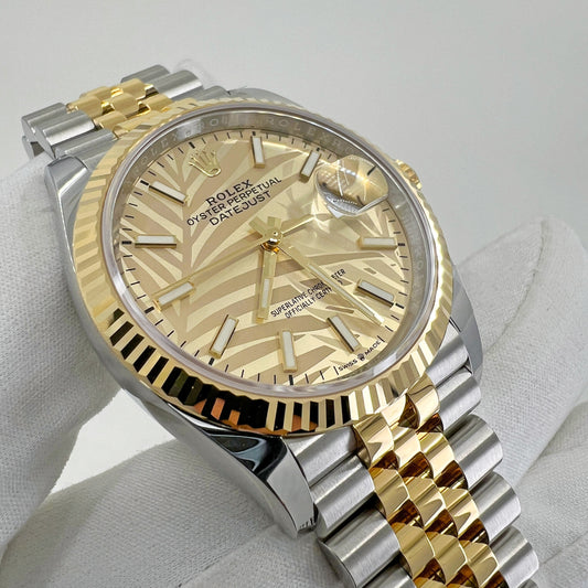 Datejust 36, 18K Yellow Gold and Stainless Steel, 36Mm, Ref# 126233-0037