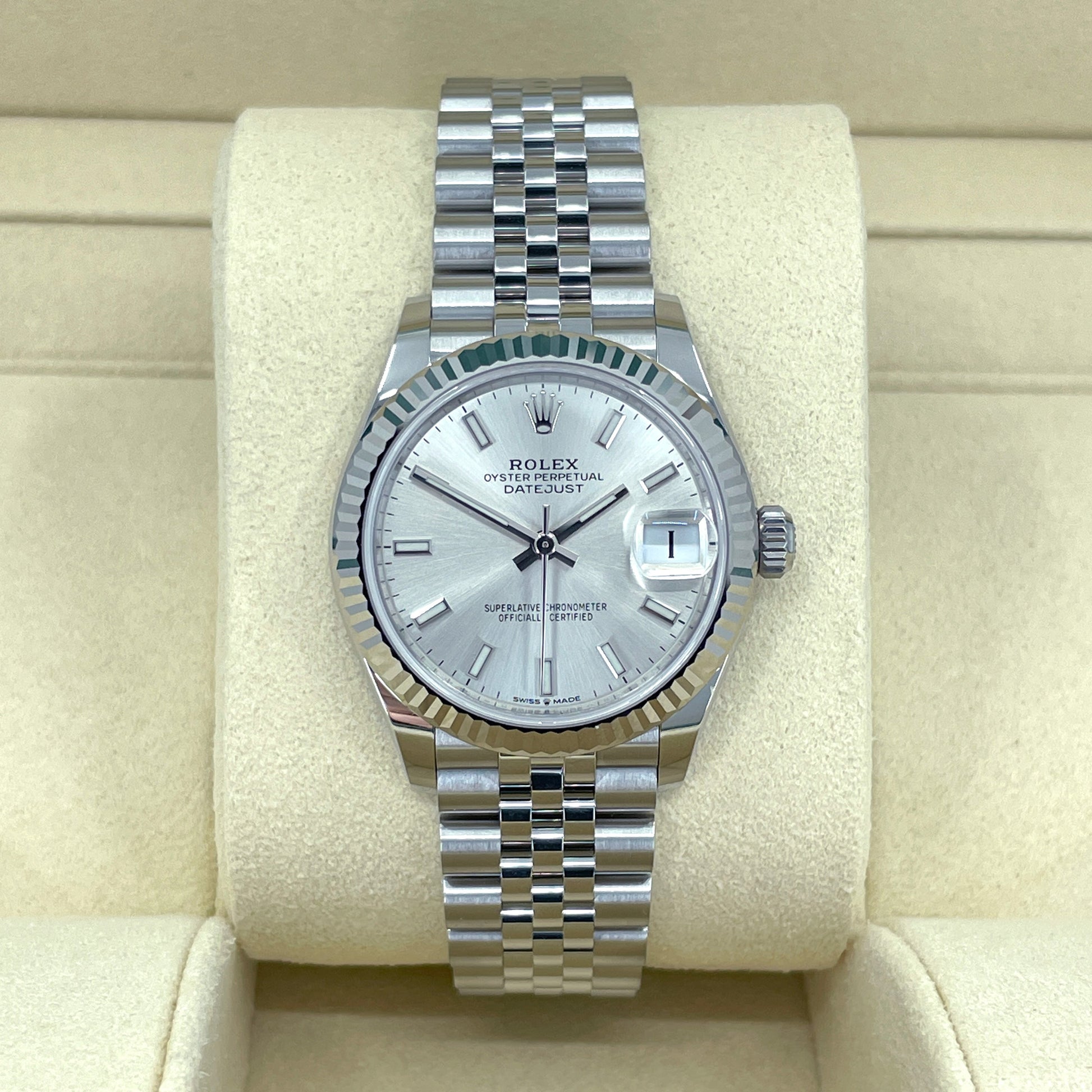 Datejust 31, Oystersteel and 18K White Gold, Ref# 278274-0012