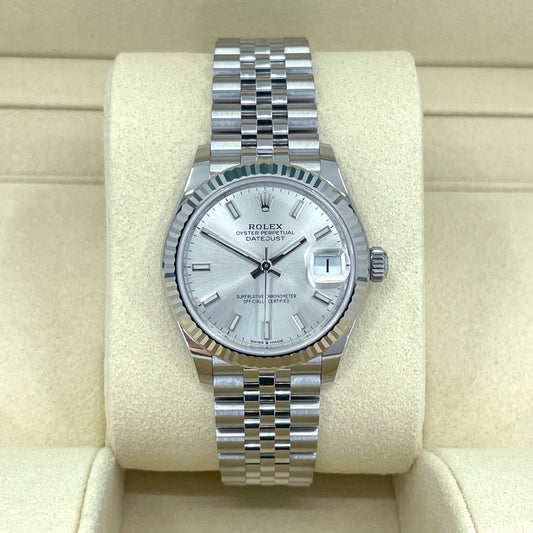 Datejust 31, Oystersteel and 18K White Gold, Ref# 278274-0012