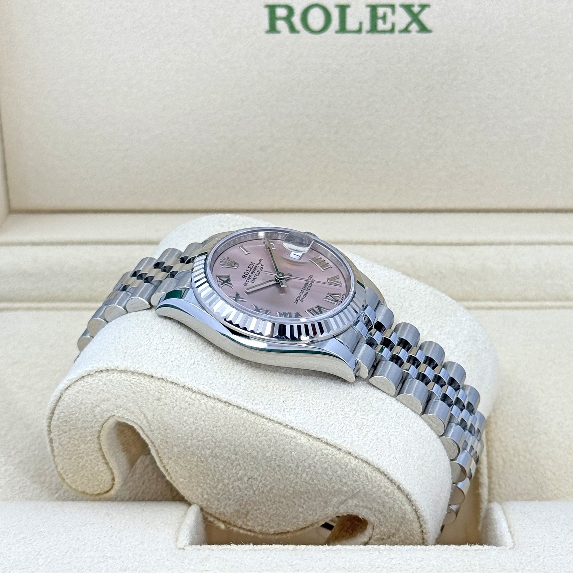Datejust 31, Oystersteel and 18K White Gold, Ref# 278274-0020
