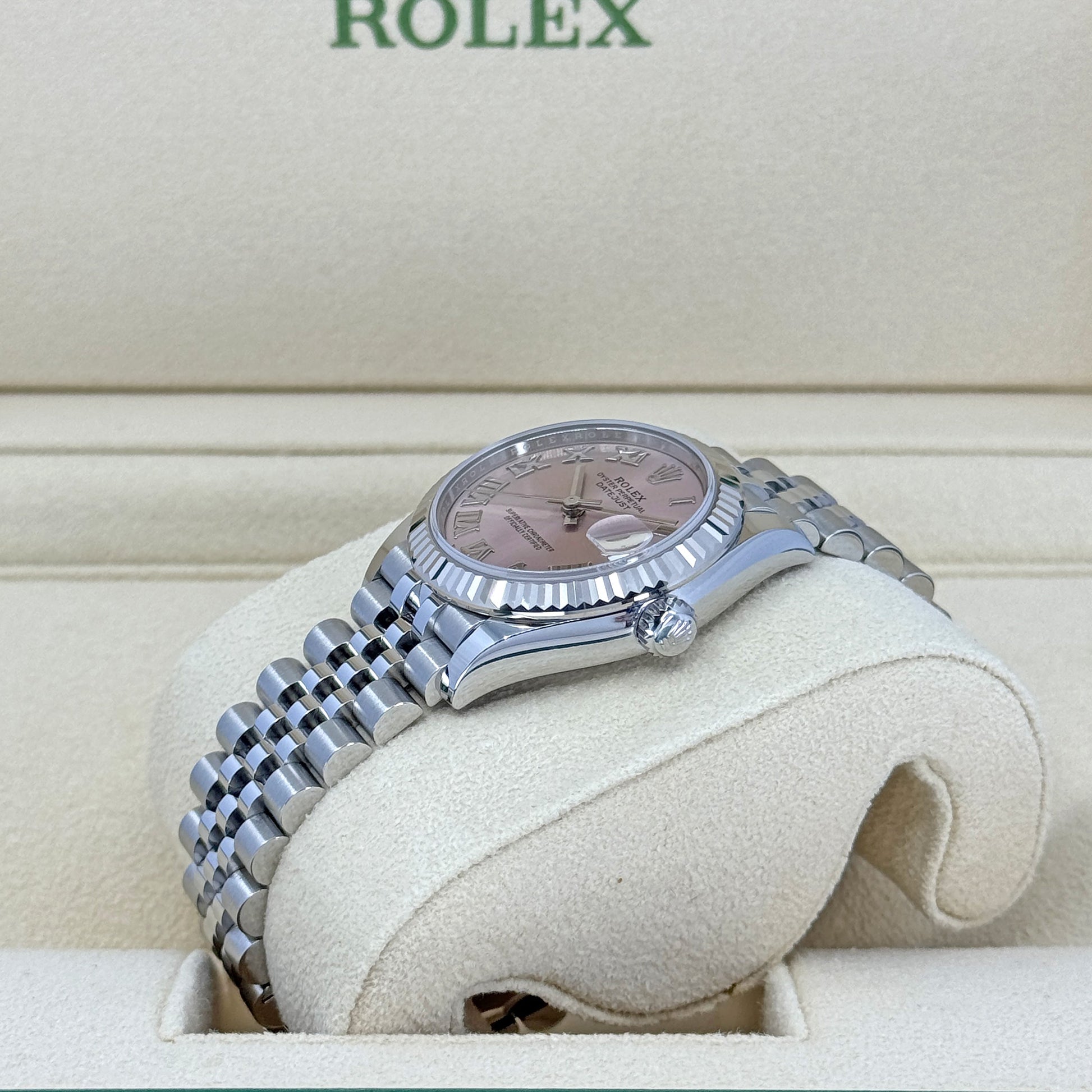 Datejust 31, Oystersteel and 18K White Gold, Ref# 278274-0020