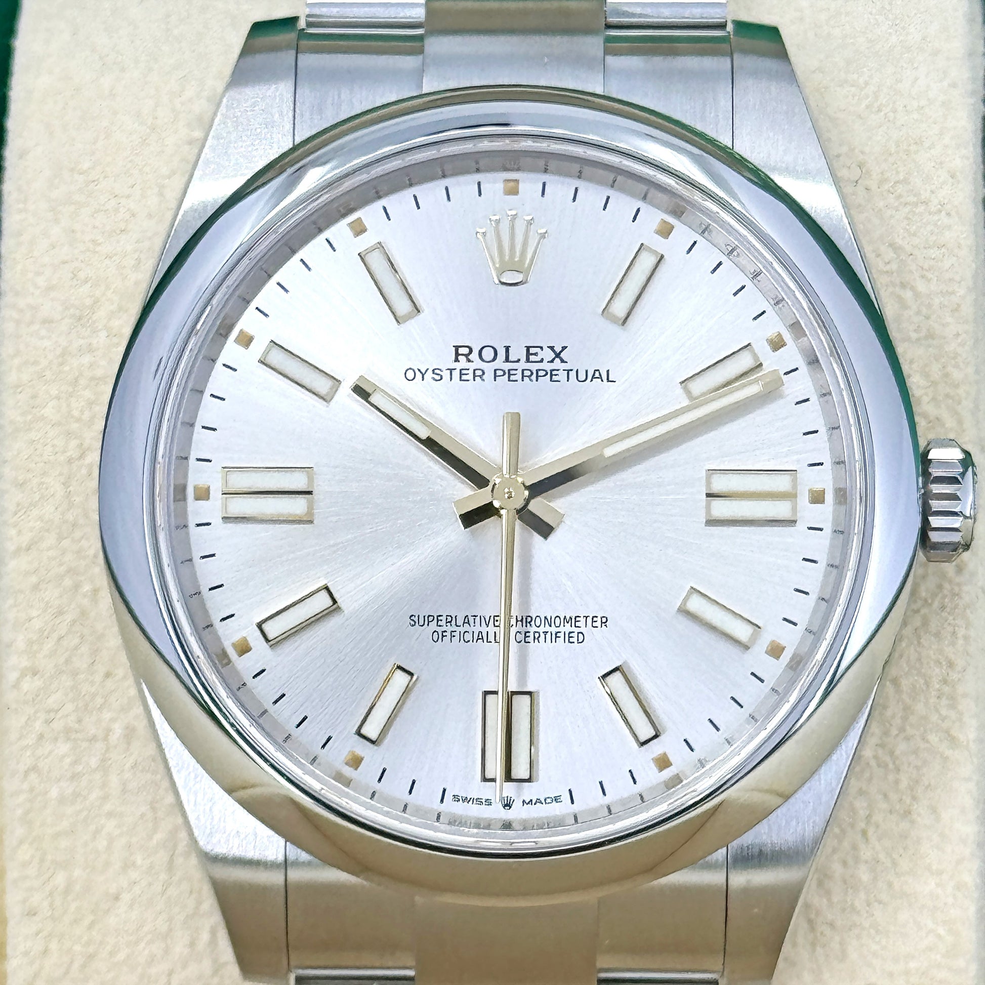 Oyster Perpetual 41 Oystersteel Ref# 124300-0001