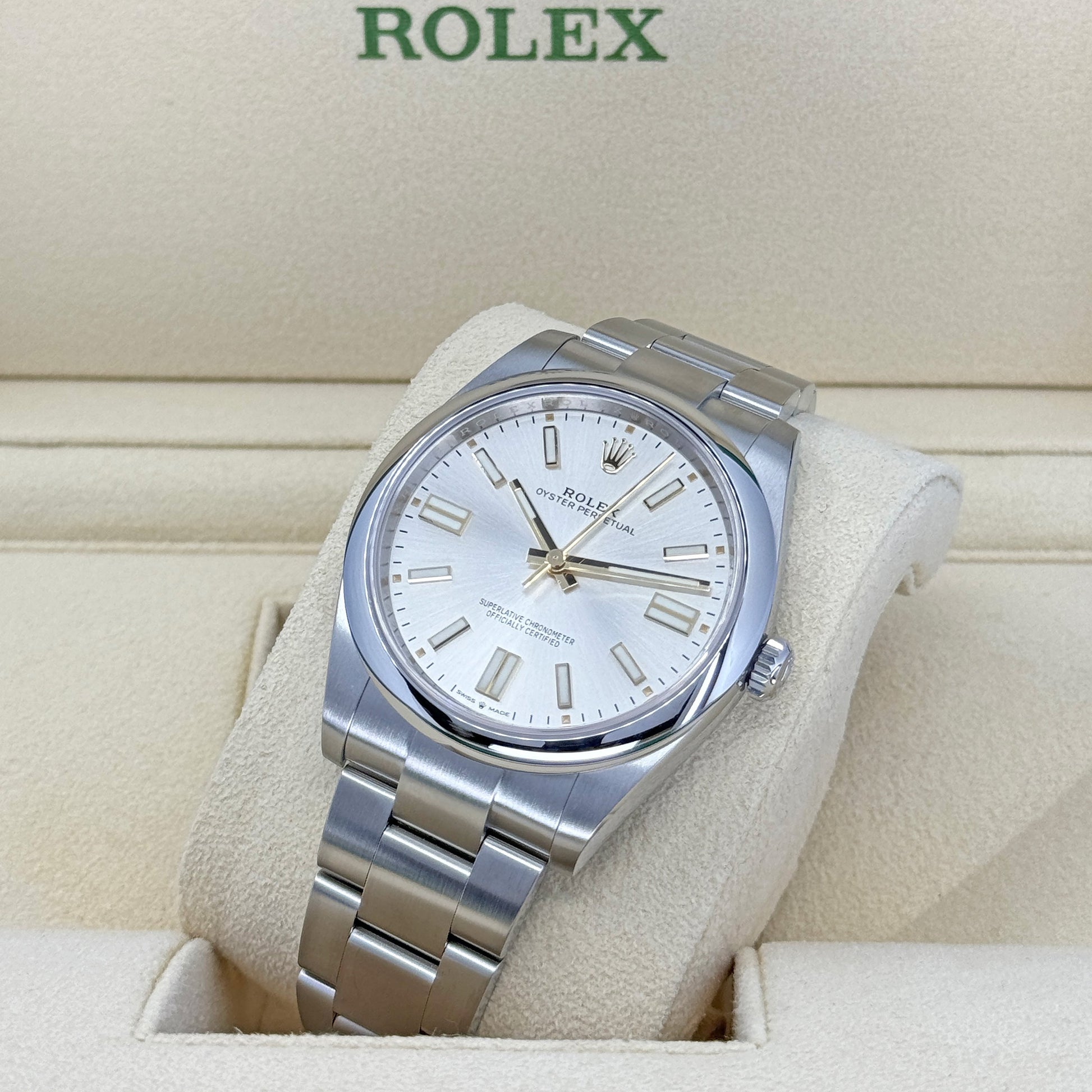 Oyster Perpetual 41 Oystersteel Ref# 124300-0001