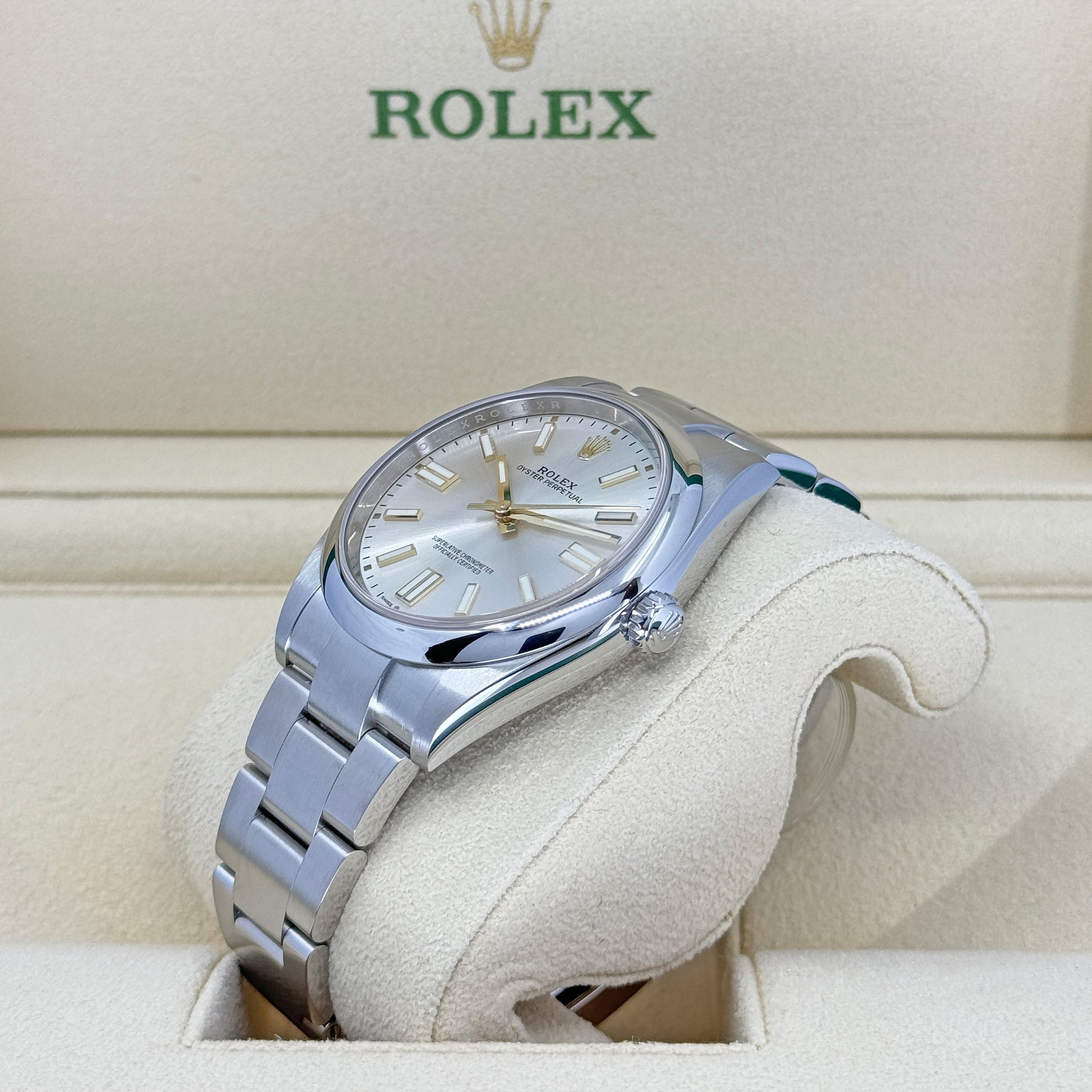 Oyster Perpetual 41 Oystersteel Ref# 124300-0001