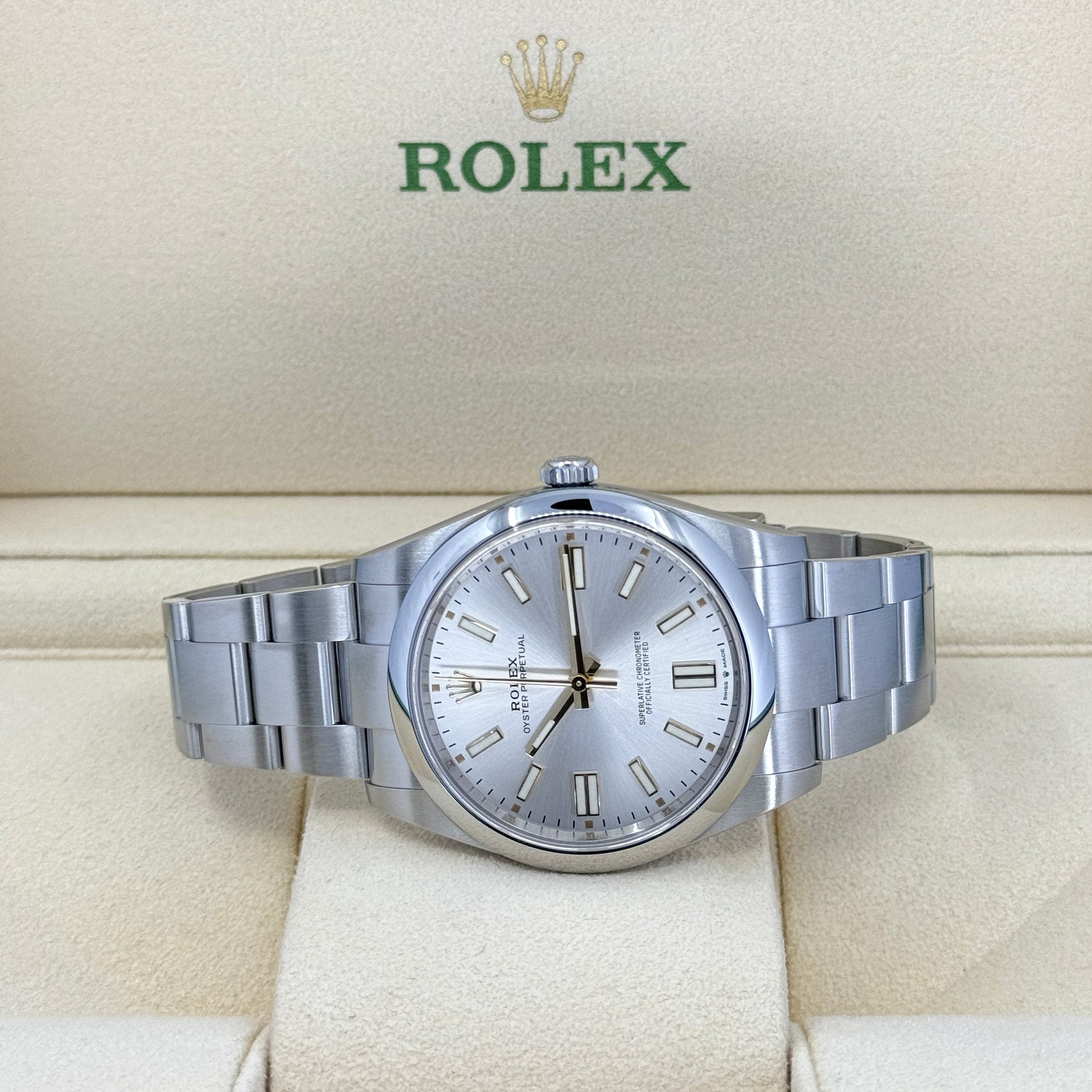 Oyster Perpetual 41 Oystersteel Ref# 124300-0001