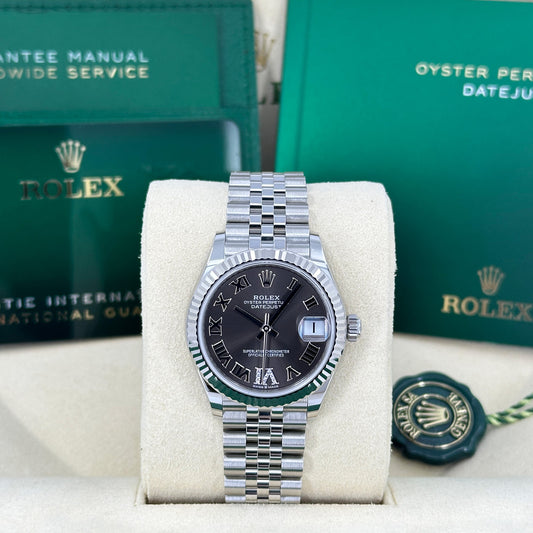 Datejust 31, Oystersteel and 18K White Gold, Ref# 278274-0028