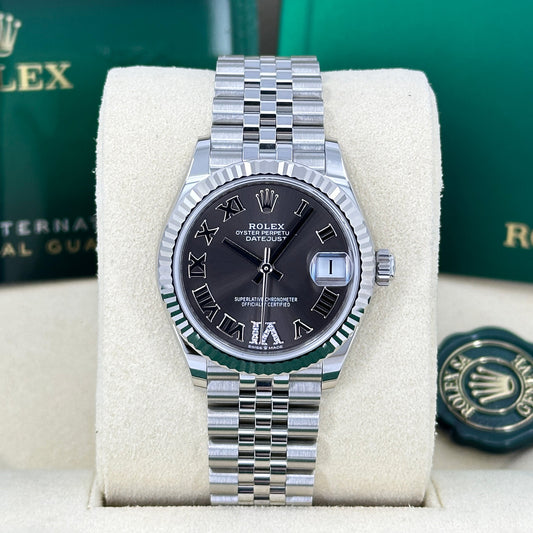 Datejust 31, Oystersteel and 18K White Gold, Ref# 278274-0028