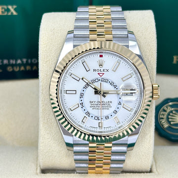 Sky-Dweller, 42Mm, Oystersteel and 18K Yellow Gold, Ref# 336933-0006