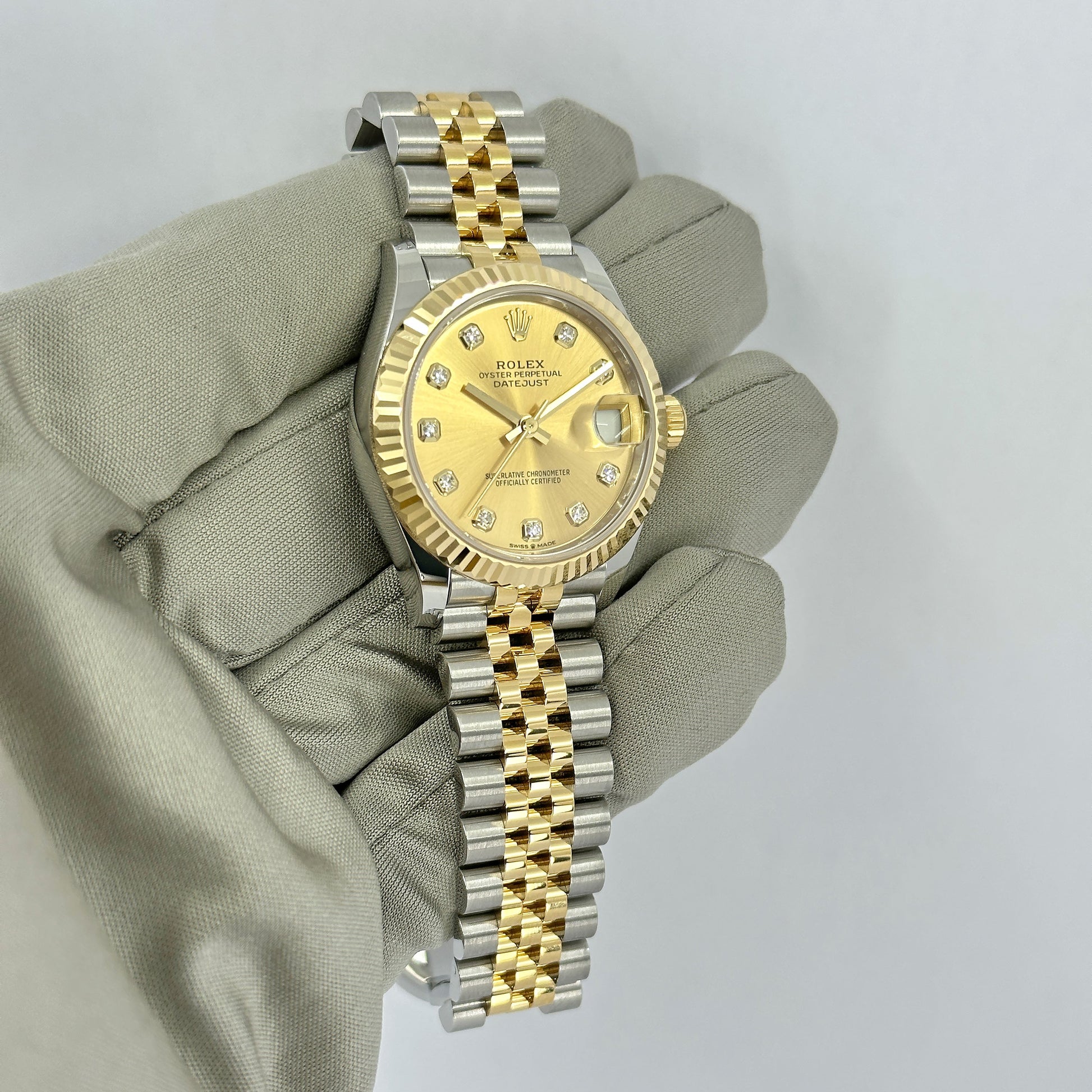 Datejust 31, Oystersteel and 18K Yellow Gold, Ref# 278273-0026