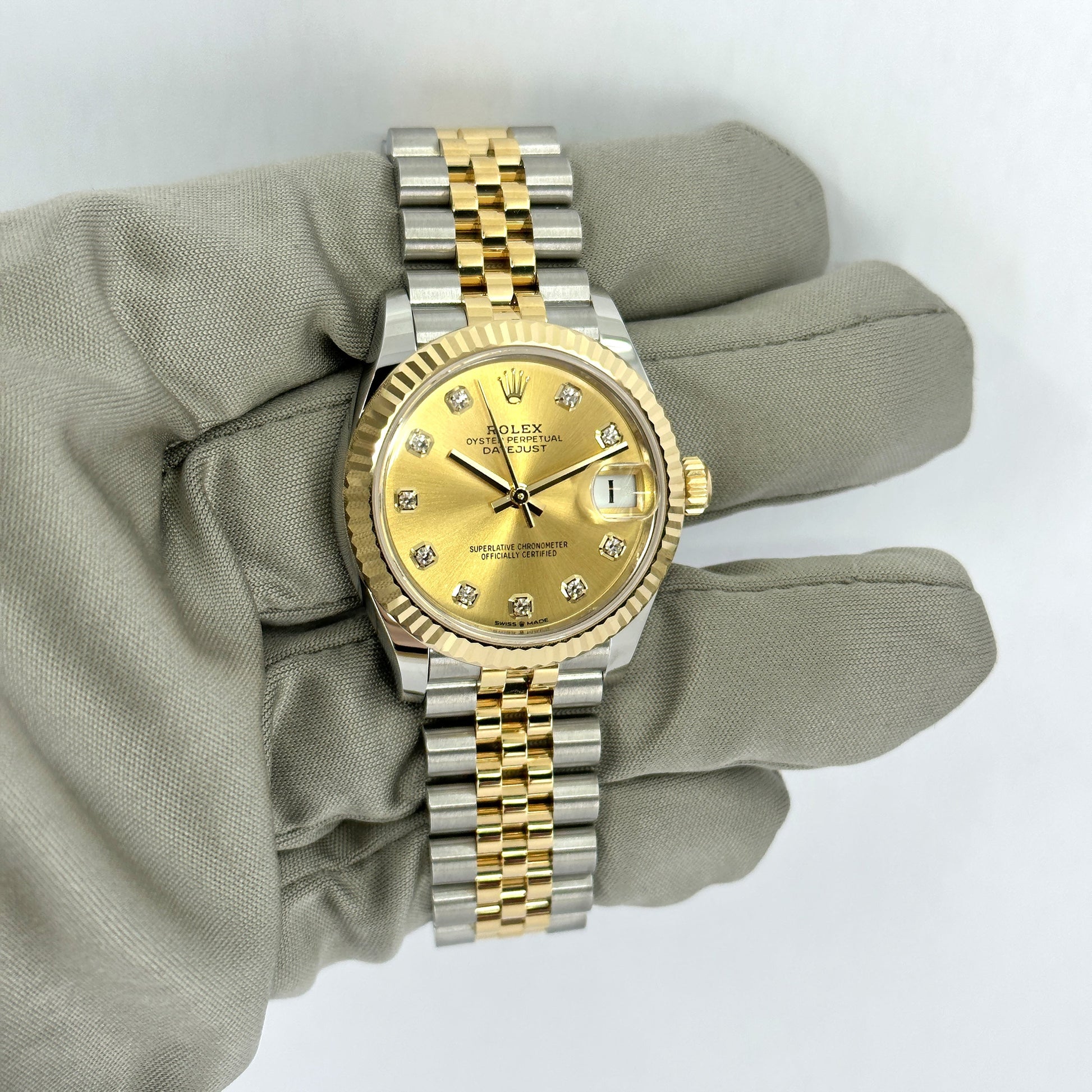 Datejust 31, Oystersteel and 18K Yellow Gold, Ref# 278273-0026