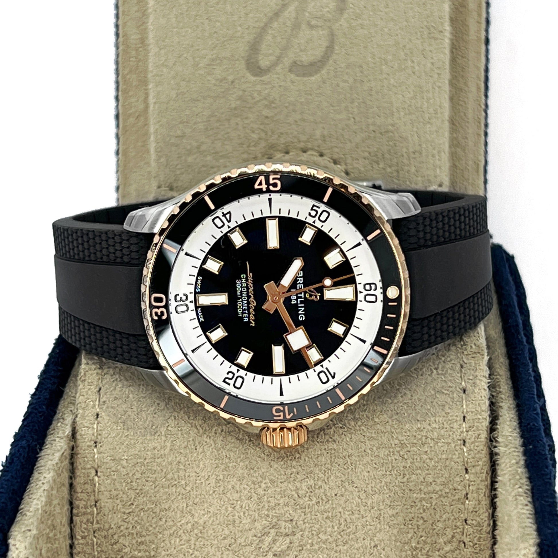 Superocean Automatic 42, Stainless Steel and 18K Red Gold, 42Mm, Ref# U17375211B1S1