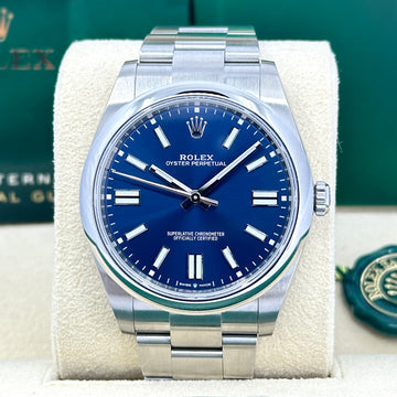 Oyster Perpetual 41Mm, Blue Dial, Ref# 124300-0003