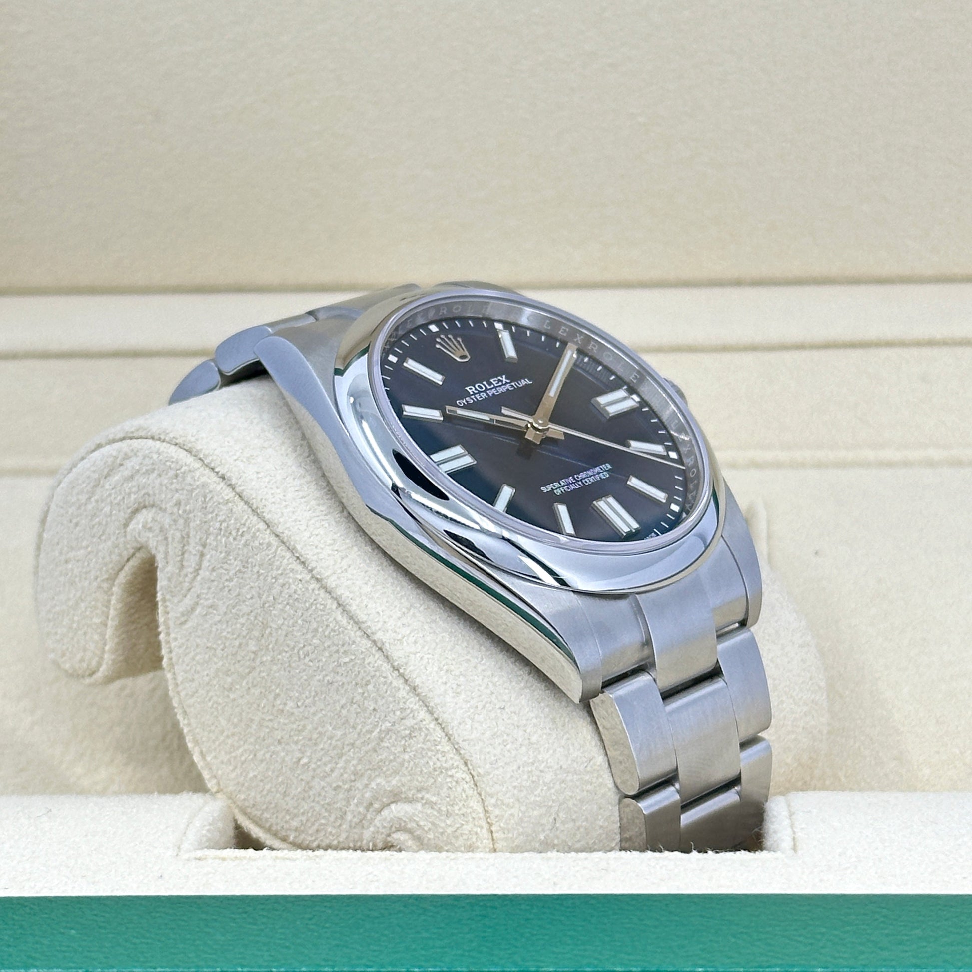 Oyster Perpetual 41Mm, Blue Dial, Ref# 124300-0003