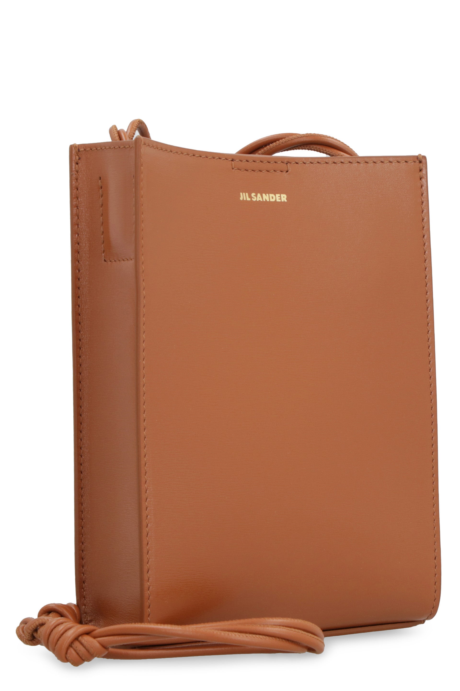 DARK PINK LEATHER SMALL TANGLE SHOULDER BAG