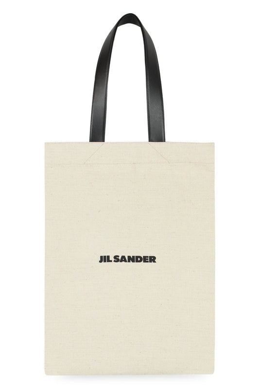 SAND CANVAS SHOPPING BAG