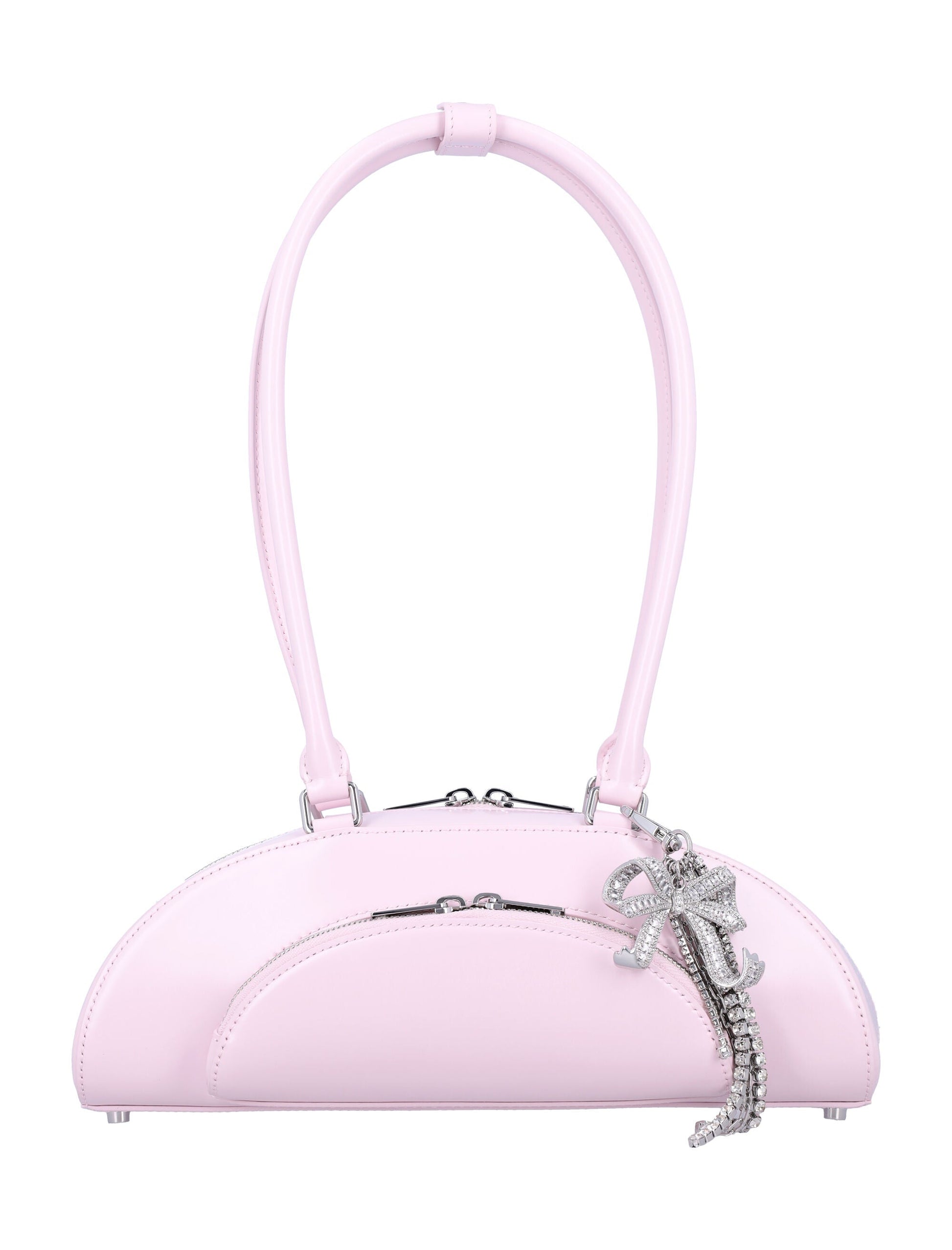 CURVED CHARM SHOULDER BAG