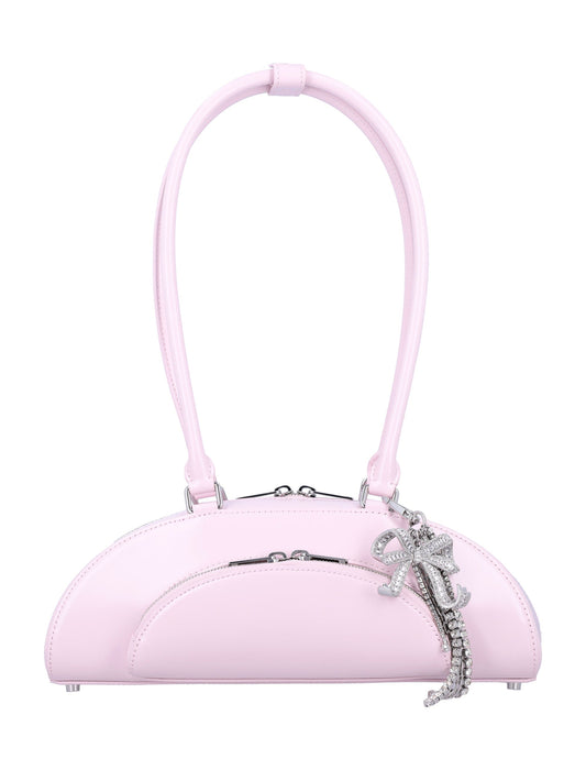 CURVED CHARM SHOULDER BAG