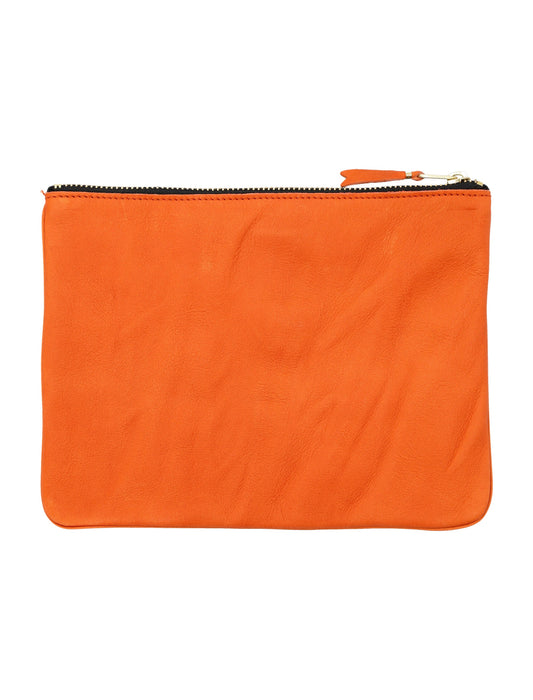 TEXTURED LEATHER POUCH