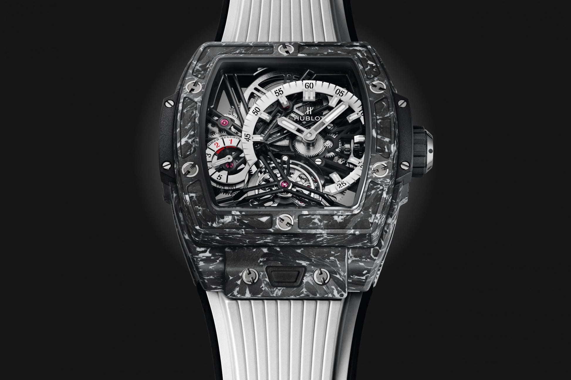 Spirit of Big Bang TOURBILLON CARBON WHITE Ref# 645.QW.2012.RW
