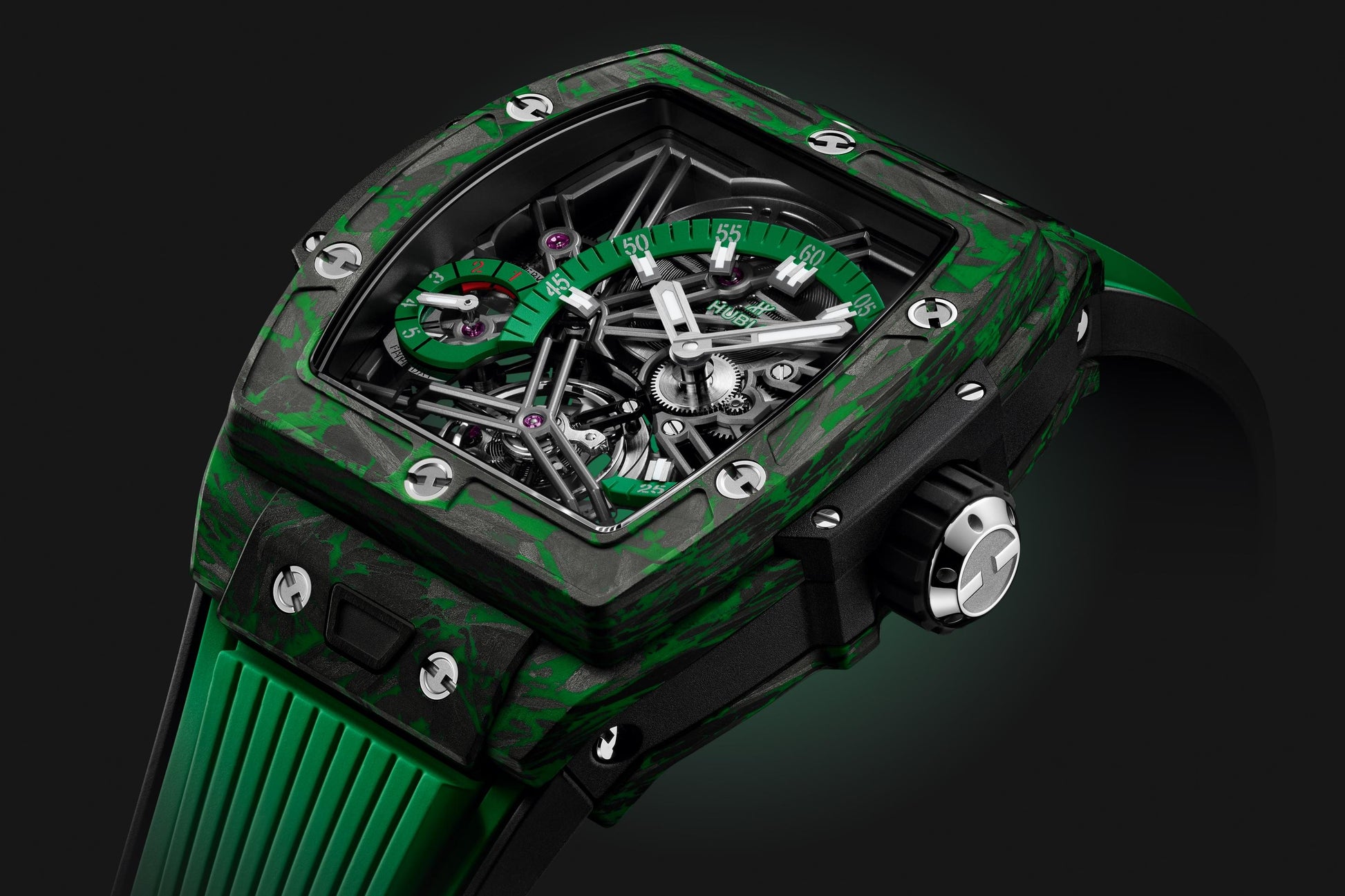 Spirit of Big Bang TOURBILLON CARBON GREEN Ref# 645.QG.5217.RX