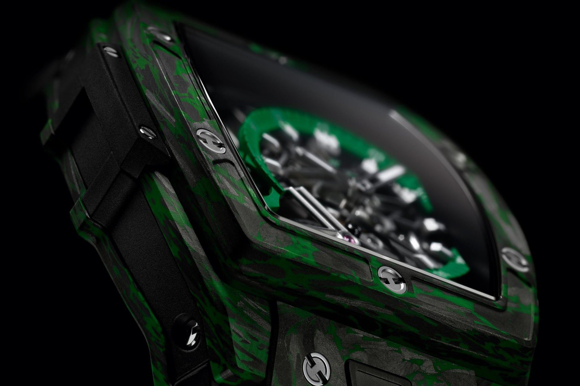 Spirit of Big Bang TOURBILLON CARBON GREEN Ref# 645.QG.5217.RX