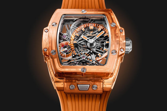 Spirit of Big Bang TOURBILLON ORANGE SAPPHIRE Ref# 645.JO.0120.RT