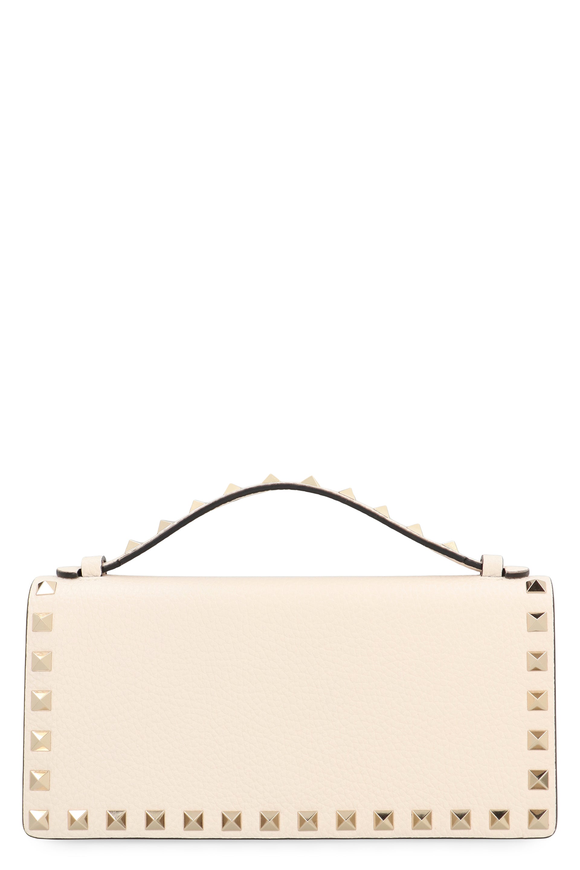 ROCKSTUD LEATHER WALLET on CHAIN