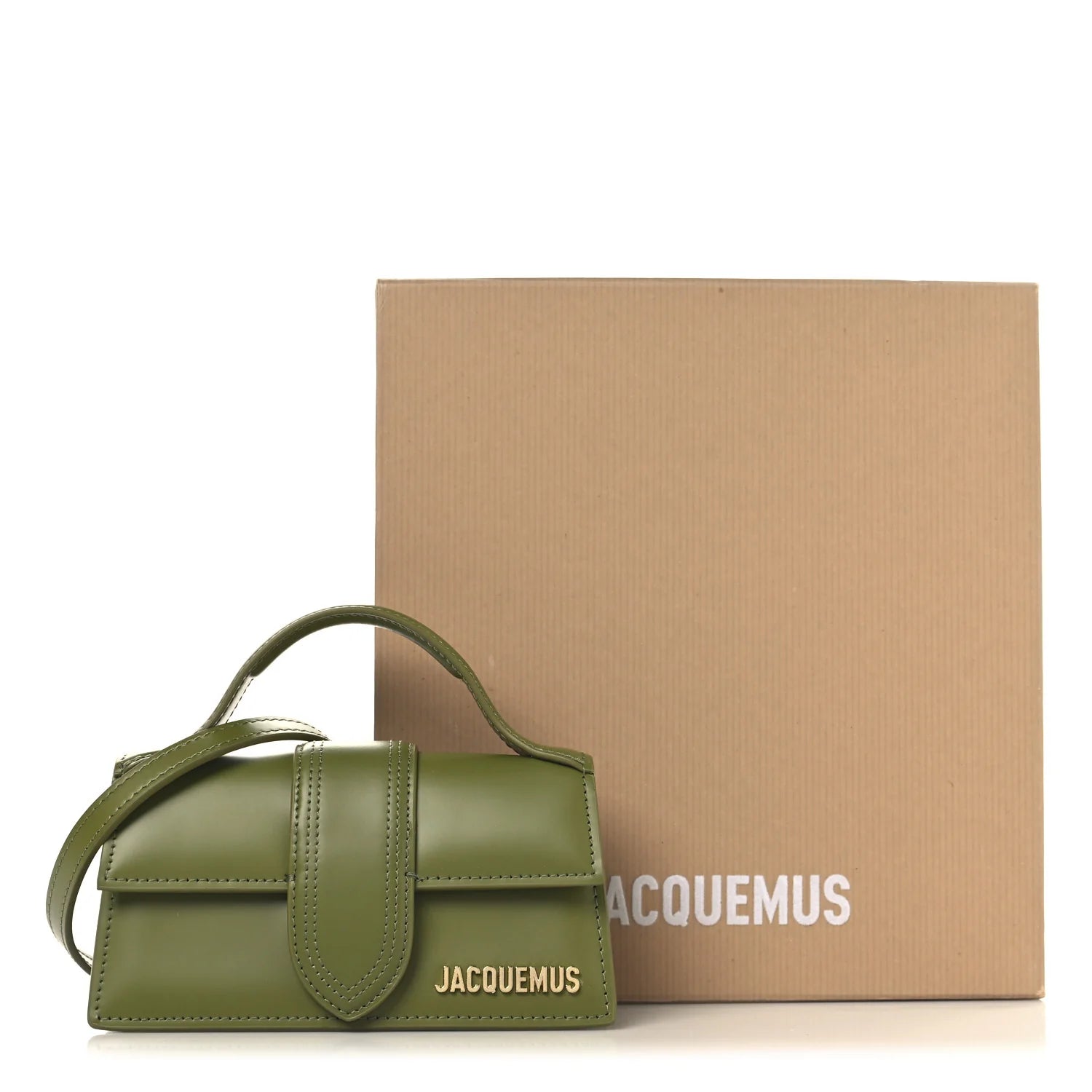 Smooth Calfskin Le Bambino Khaki