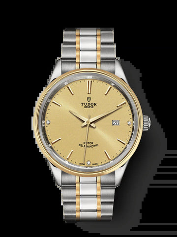 Style, Stainless Steel and Yellow Gold with Diamond-Set, 41Mm, Ref# M12703-0004