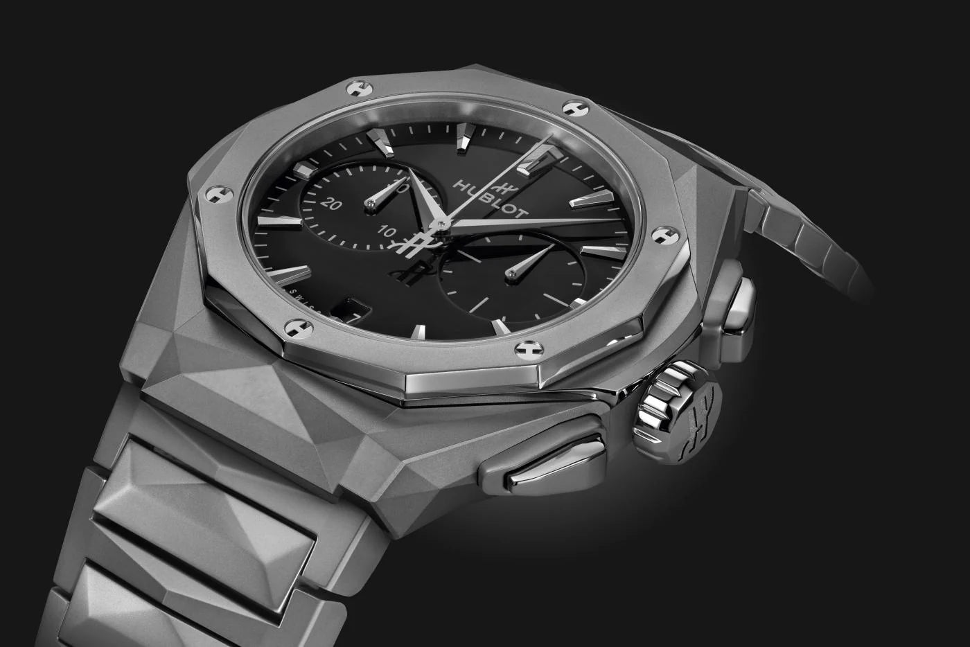 Classic Fusion Chronograph Orlinkski Full Titanium, 41Mm, Ref# 549.NI.1270.NI.ORL23