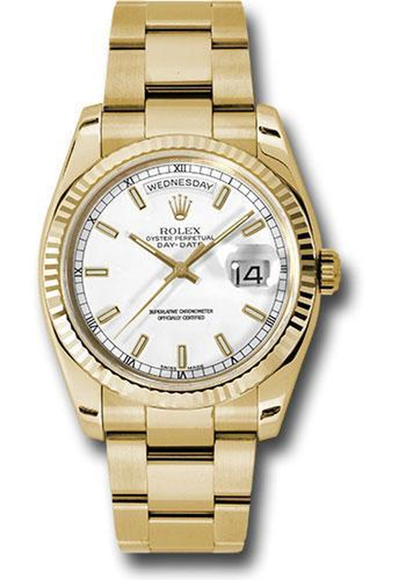 Rolex Day-Date 36Mm Watch 118238 Wso