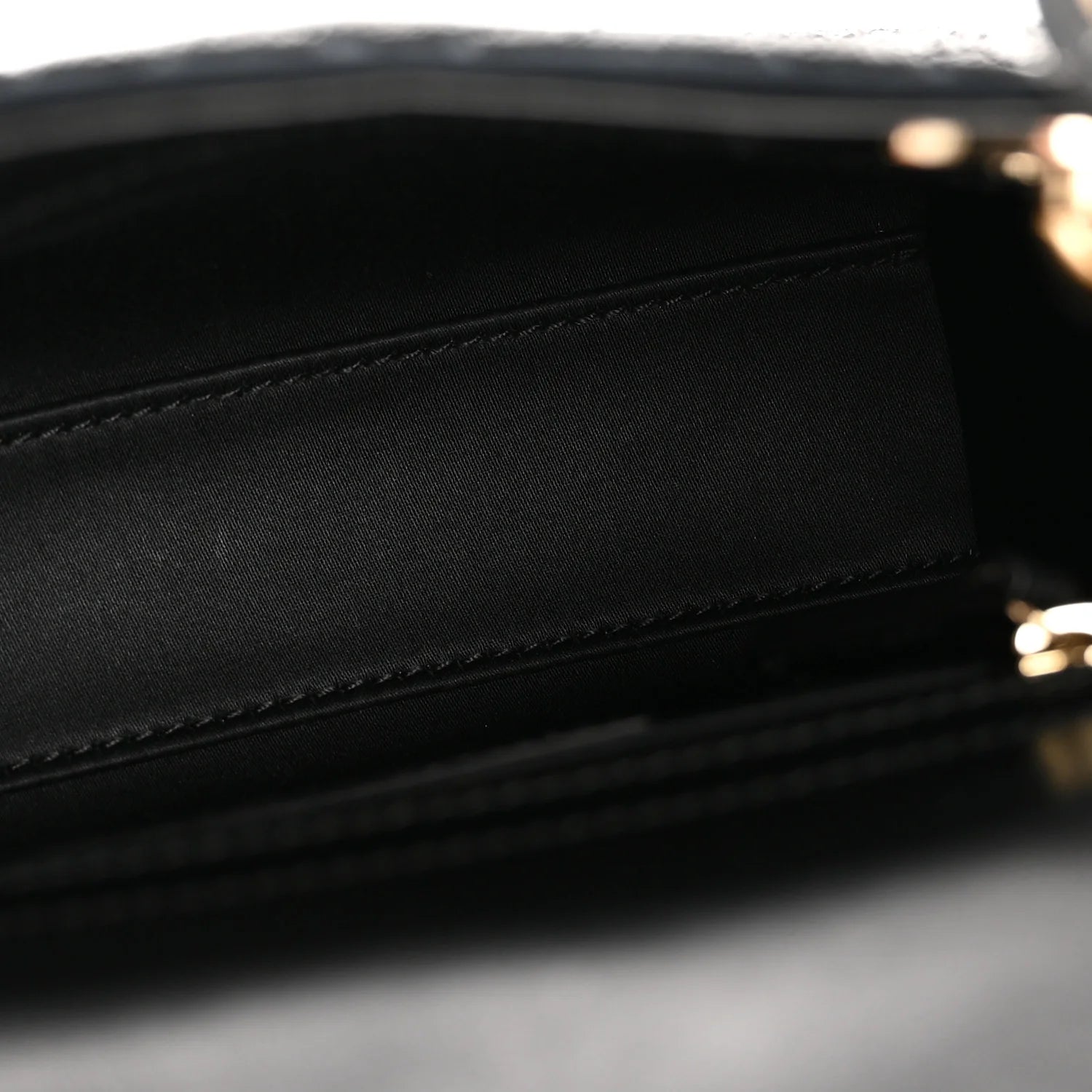 Lambskin Cannage Beaded Embroidery Mini Lady Dior Black