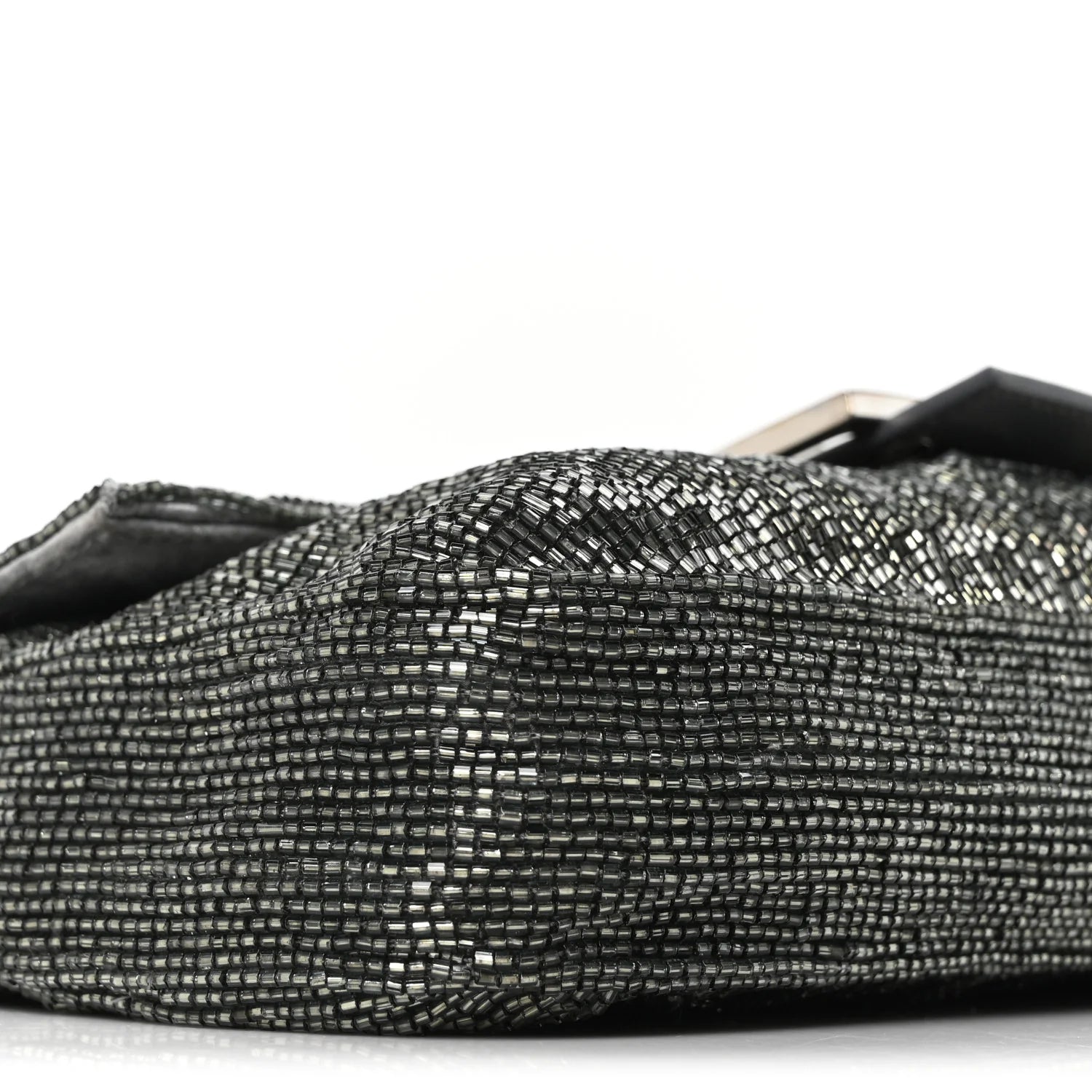 Sequin Beaded Baguette Grey