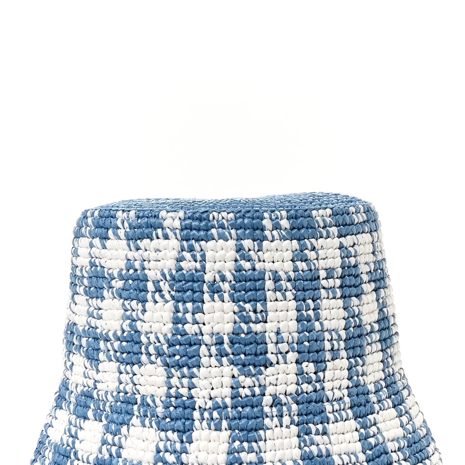 Yarn Raffia Effect Crochet Triangle Bucket Hat S Celeste