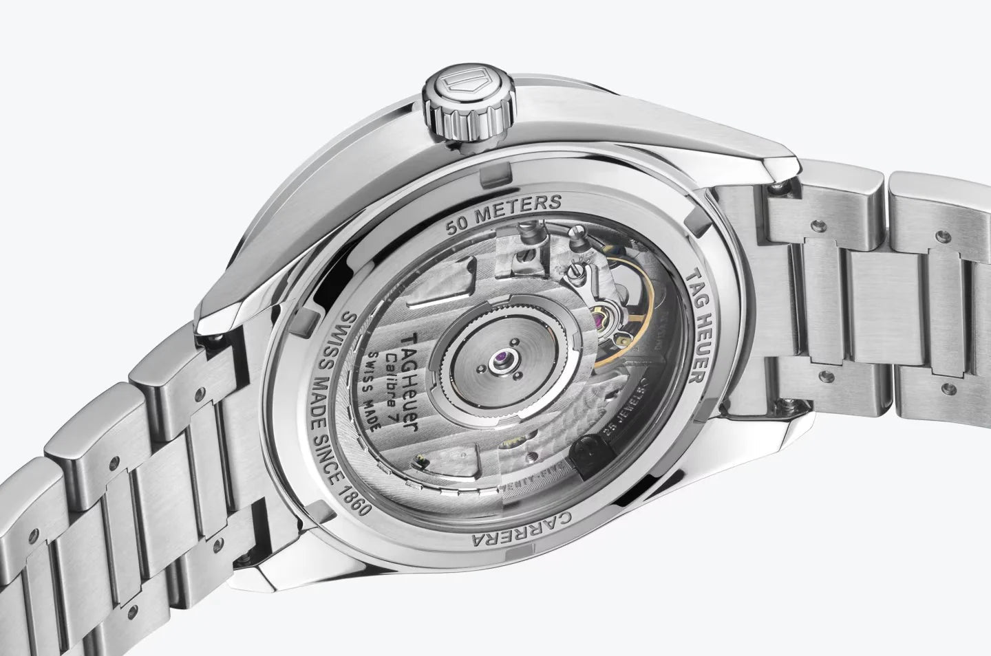 Unworn  Carrera Calibre 7 Date, Stainless Steel and Diamonds, 36Mm, Ref# WBN2317.BA0001, Box & Papers