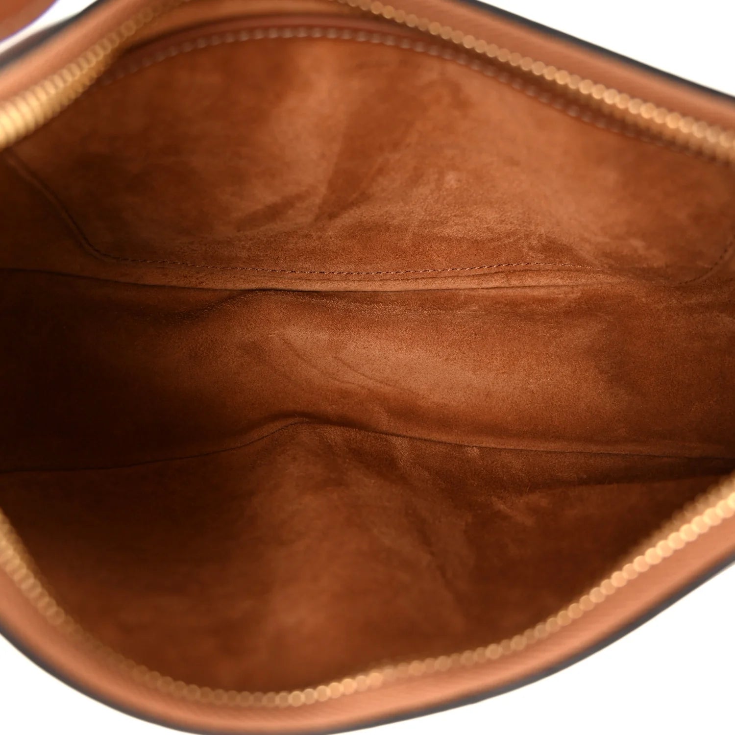 Smooth Calfskin Triomphe Embroidered Ava Shoulder Bag Tan