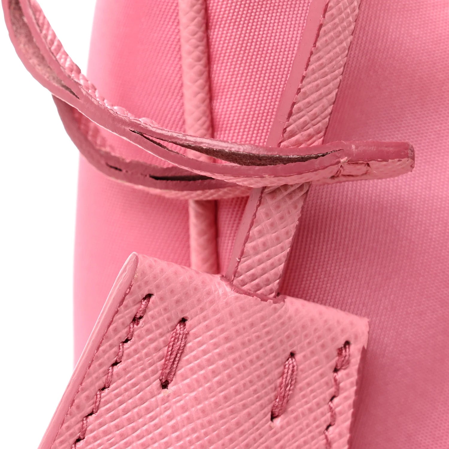 Tessuto Nylon Saffiano Mini Re-Edition 2005 Bag Begonia