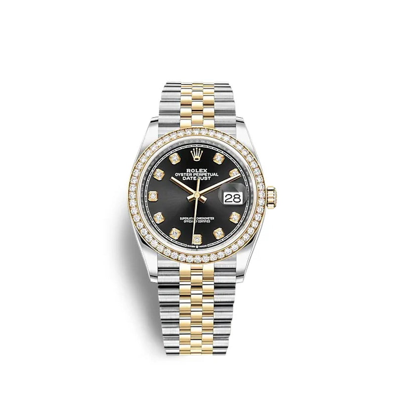Datejust 36 Oystersteel and Yellow Gold Ref# 126283RBR-0007
