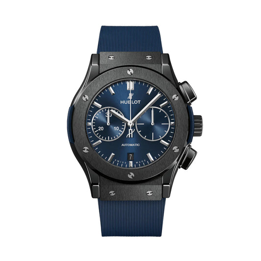 Classic Fusion Ceramic Blue Chronograph Ref# 521.CM.7170.RX