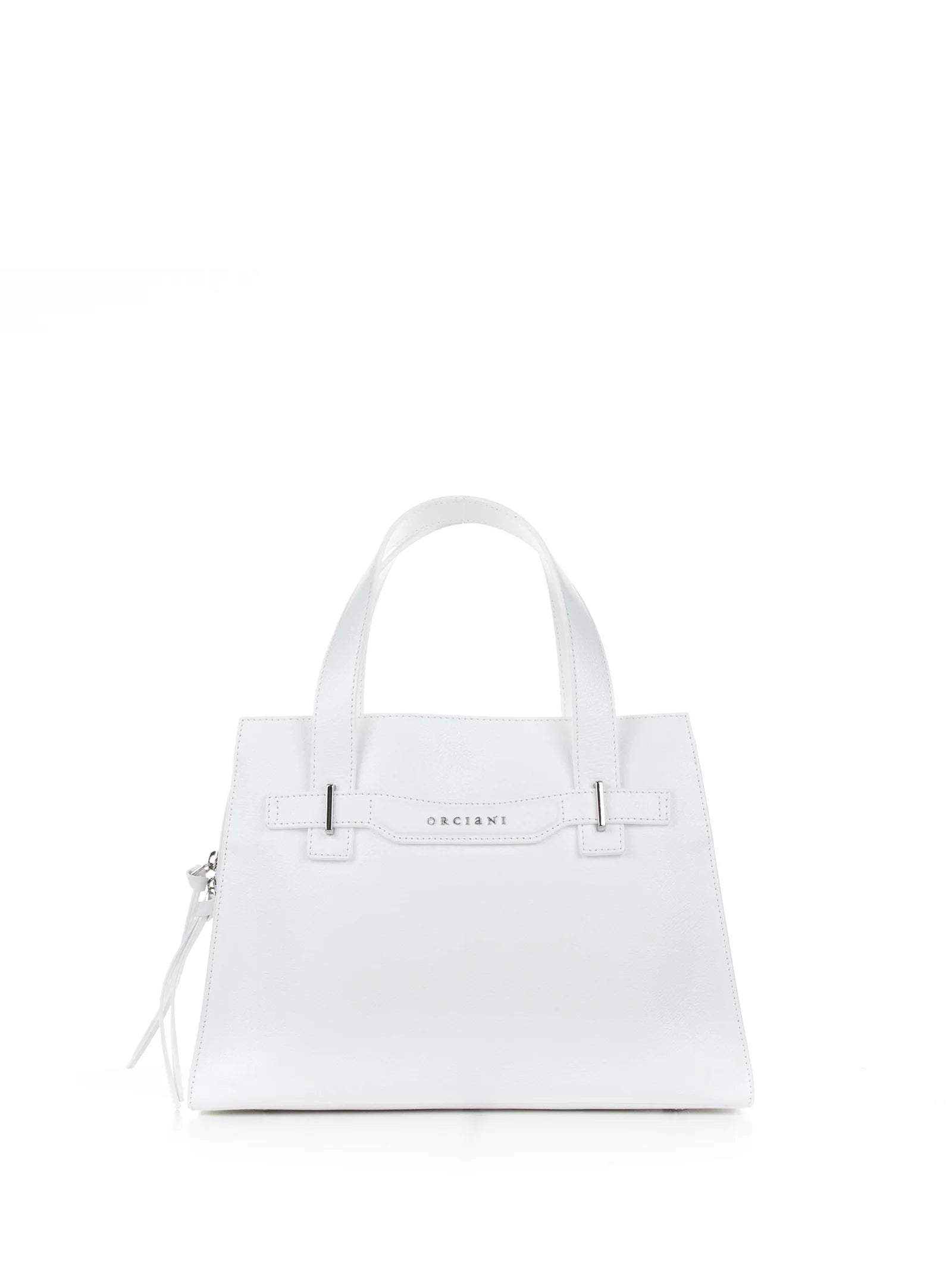 POSH MEDIUM WHITE HANDBAG with SHOULDER STRAP