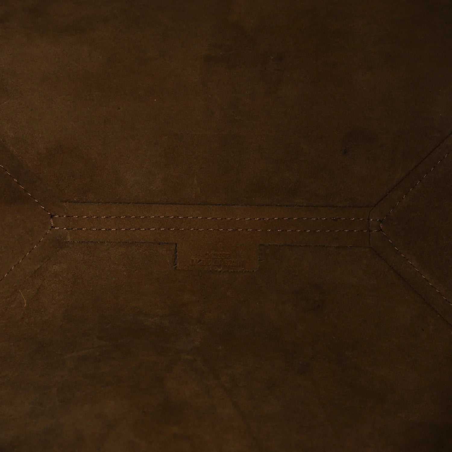 Shiny Calfskin Medium Puzzle Fold Tote Warm Desert