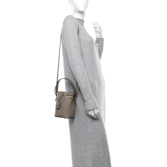 Vitello Cruise F Is  Mini Mon Tresor Bucket Bag Tortora