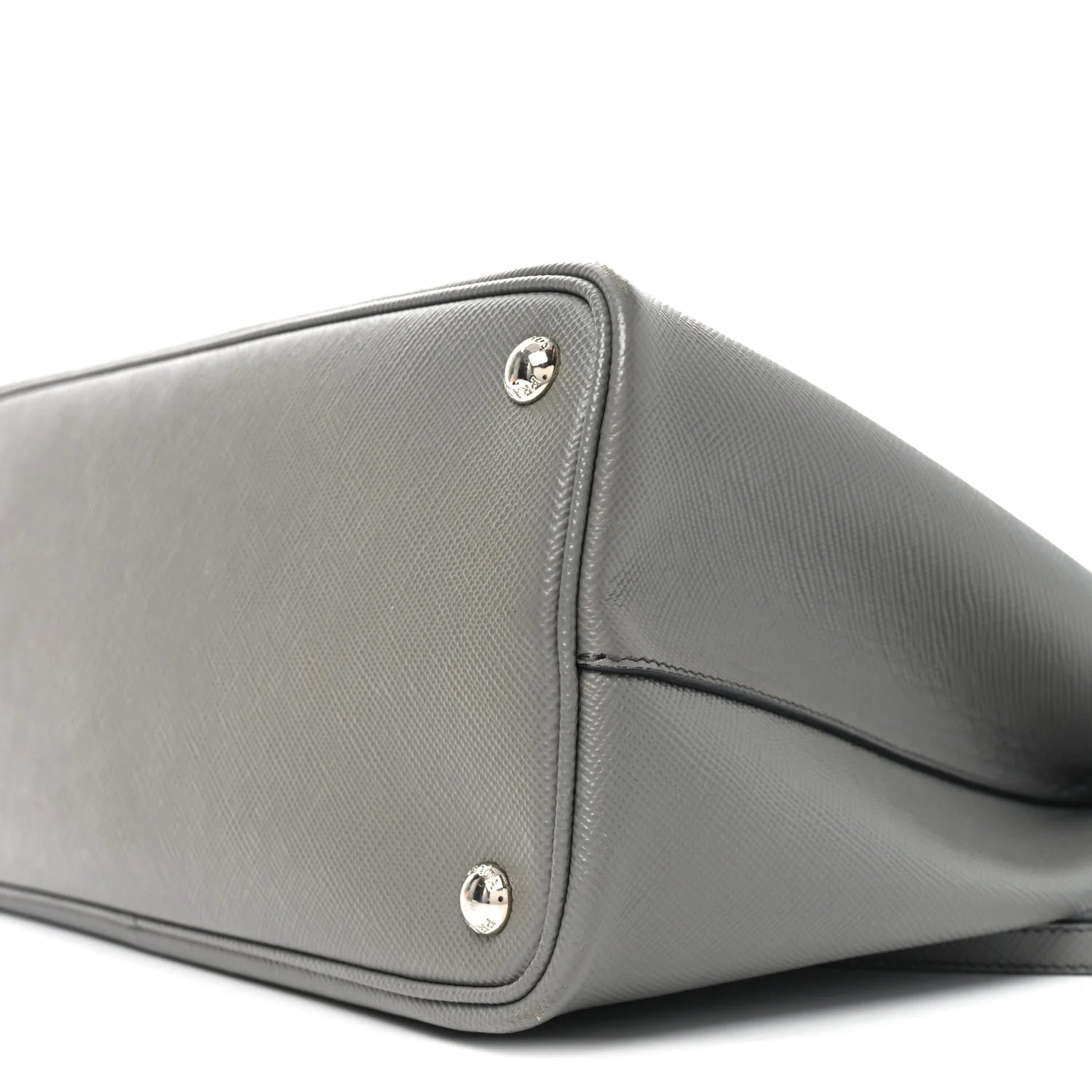 Saffiano Cuir Small Double Bag Marmo