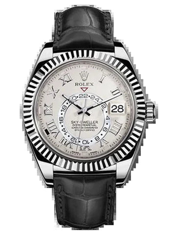 Rolex Sky Dweller 326139 Iv White Gold Men'S Watch