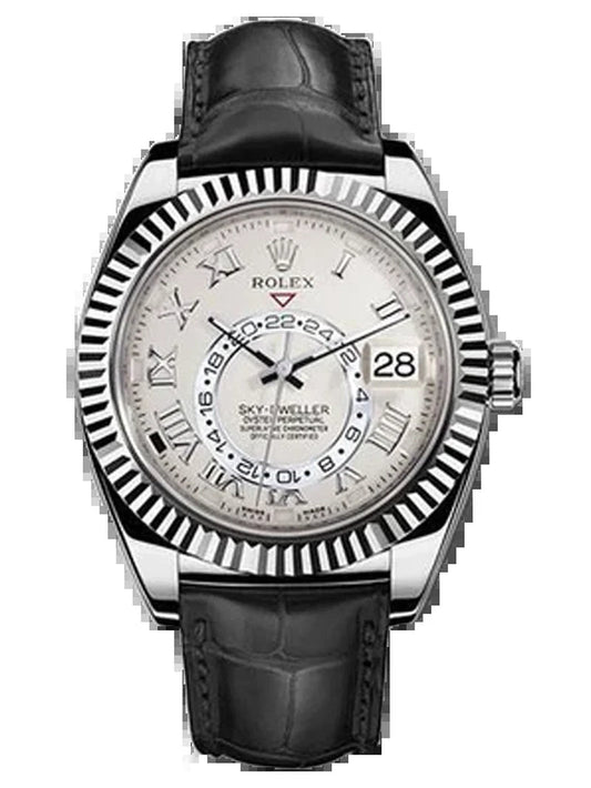 Rolex Sky Dweller 326139 Iv White Gold Men'S Watch